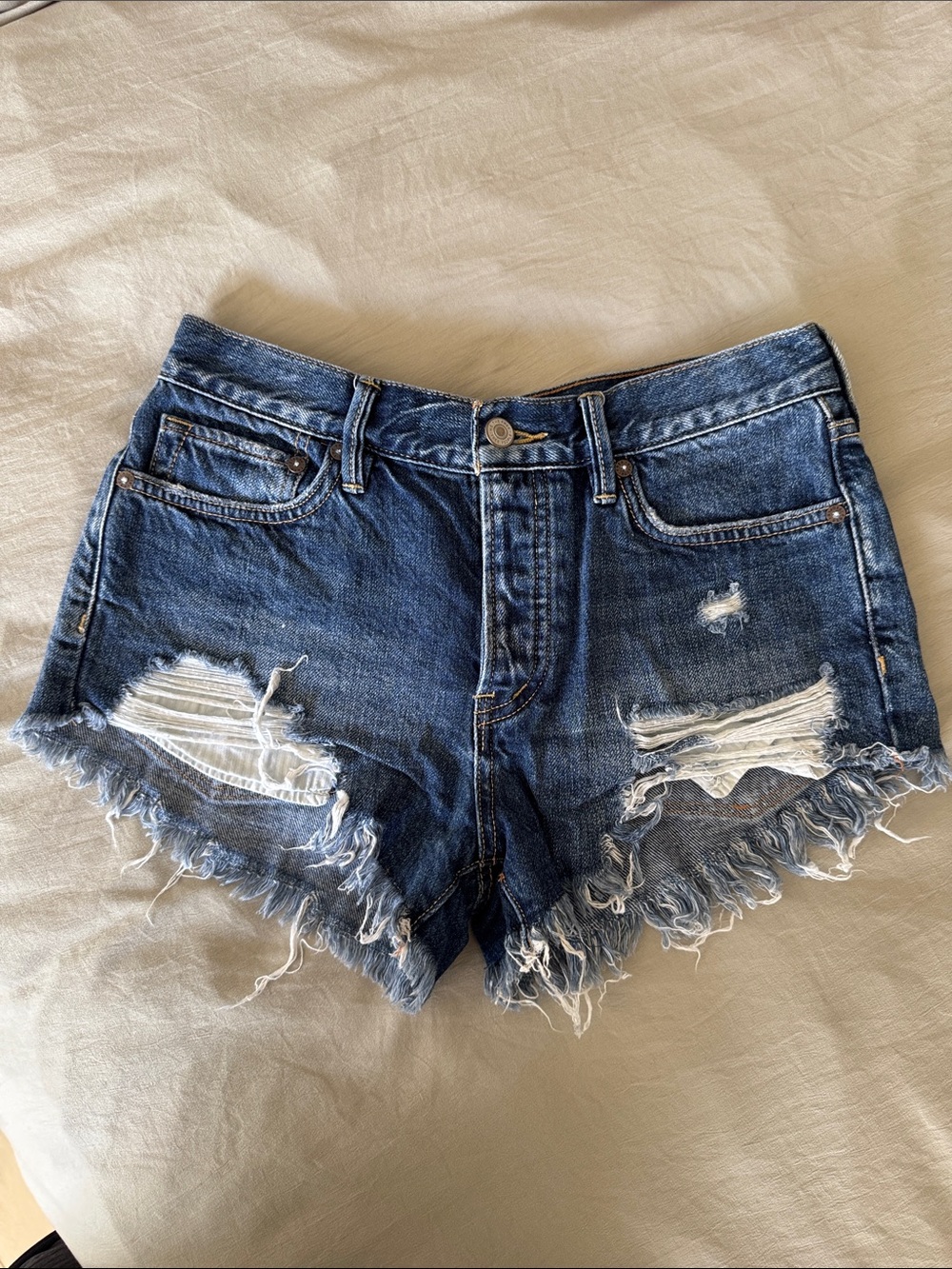 Free People Denim Shorts Size 25